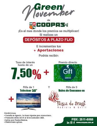 Promoción de depósitos a plazo fijo